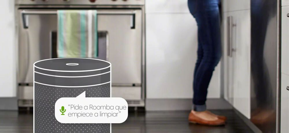 Uso de un dispositivo inteligente para controlar un robot Roomba