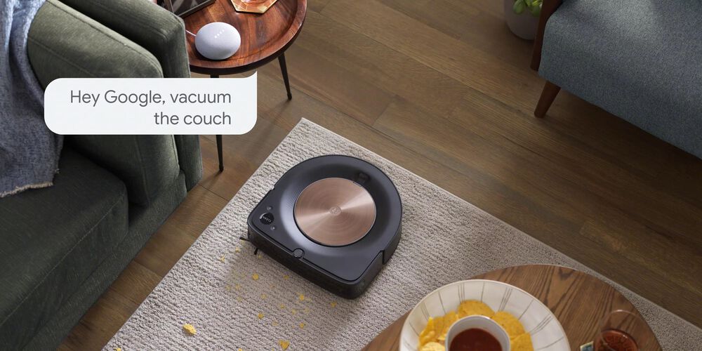Alexa a comunicar com um robot Roomba
