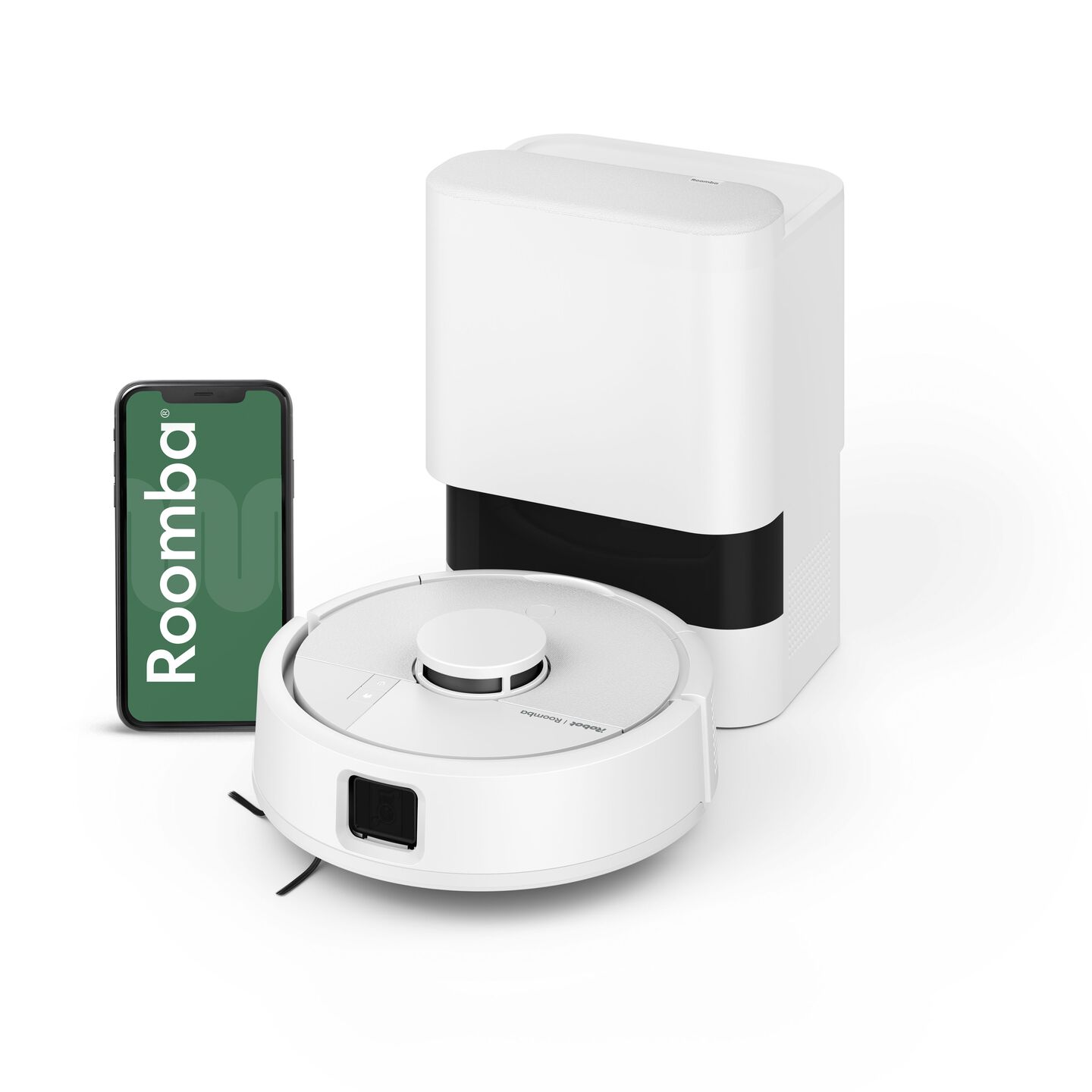 Robot aspirador y friegasuelos Roomba&reg; Mini con Base AutoEmpty&trade; - Negro