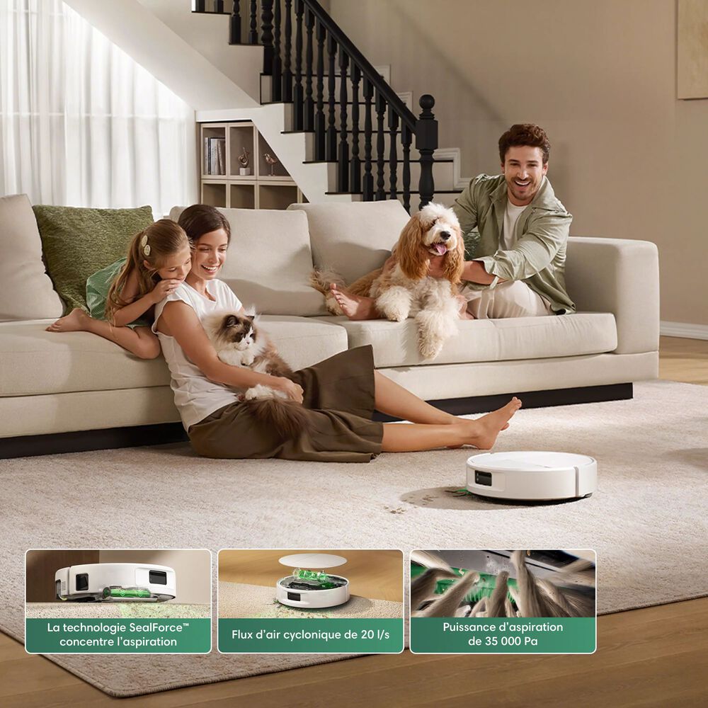 Con&ccedil;u pour &eacute;liminer toutes les salet&eacute;s