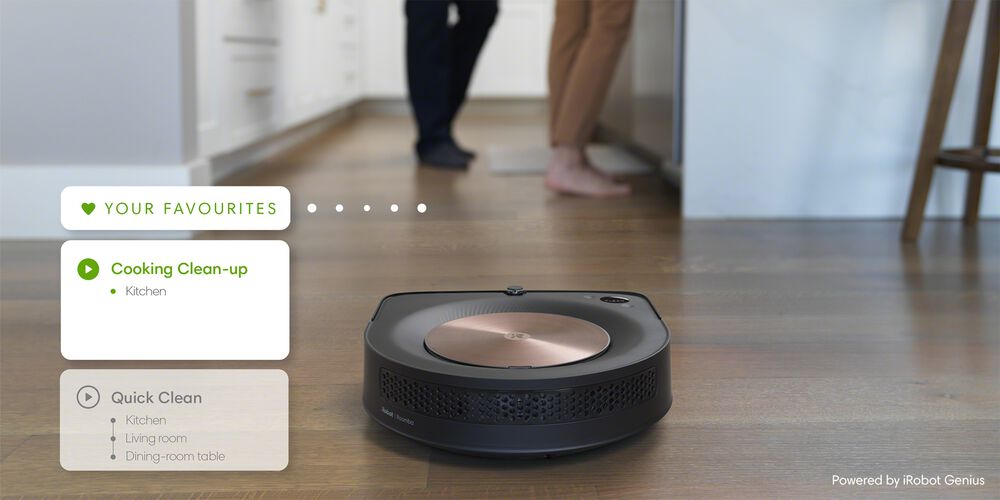 A Roomba working off a schedule