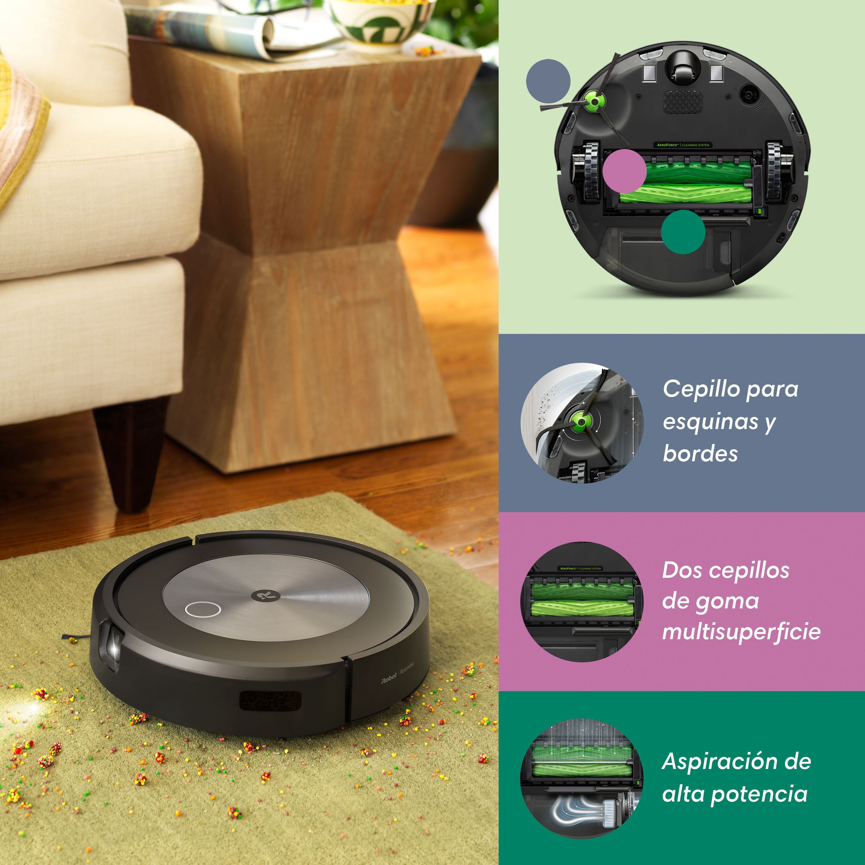 Robot aspirador Roomba® j7+ con vaciado automático iRobot®