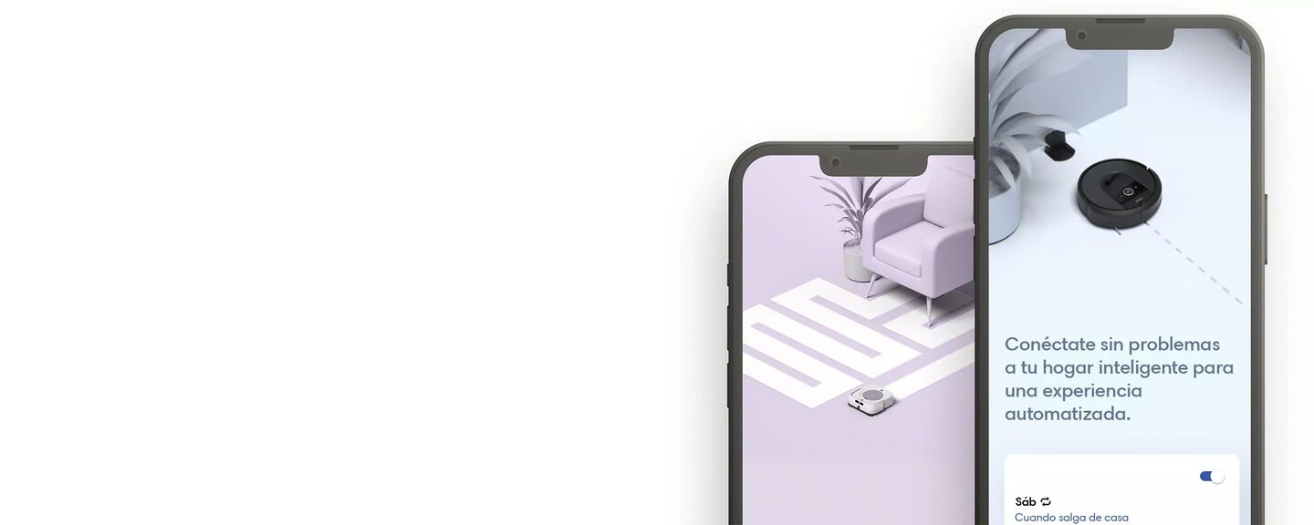 Contr&oacute;lalo todo con la aplicaci&oacute;n iRobot Home