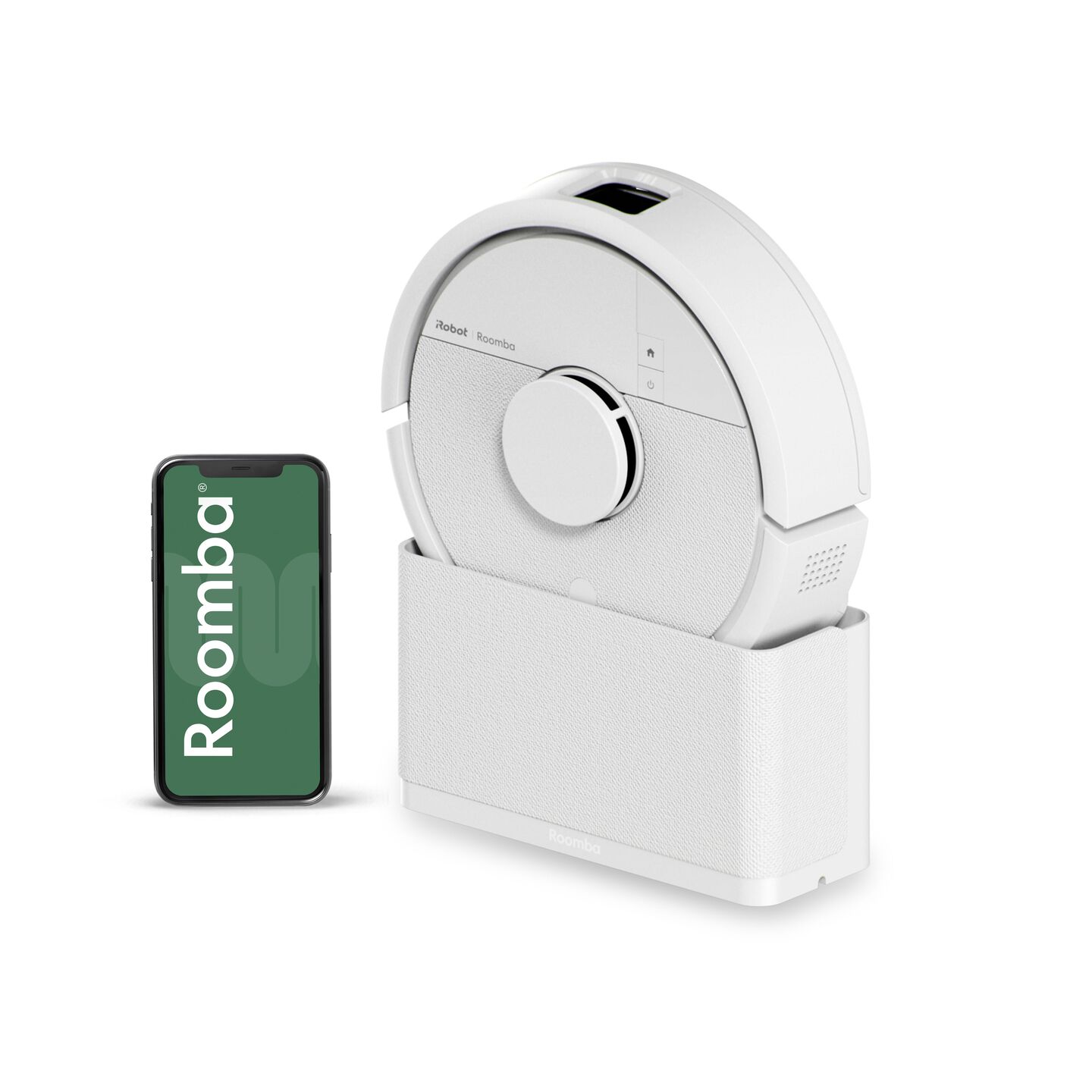 Robot aspirador y friegasuelos Roomba&reg; Mini con Base SlimCharge&trade; - Negro