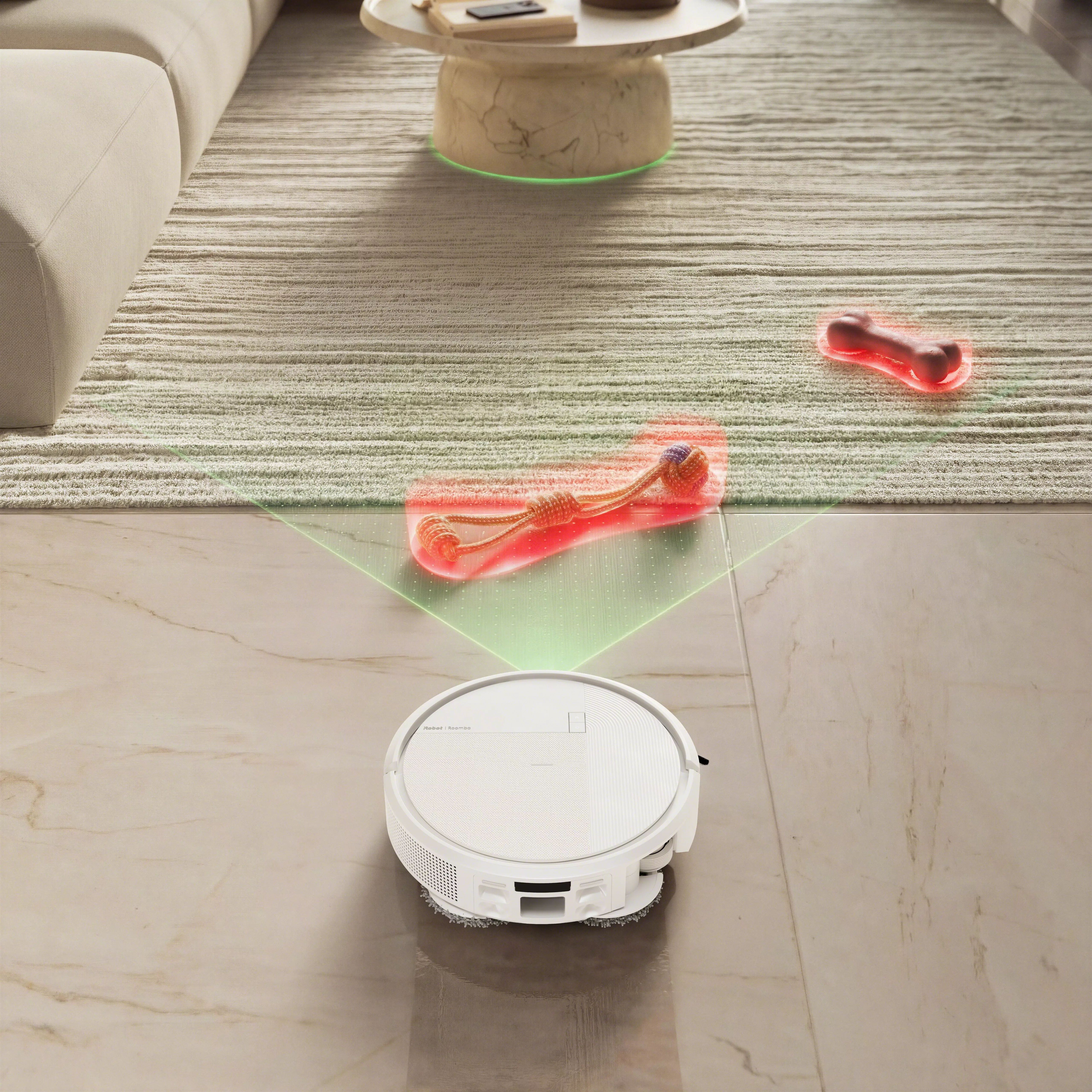 Roomba® Plus 575 Combo Roboter + AutoWash™ Dock – Weiß