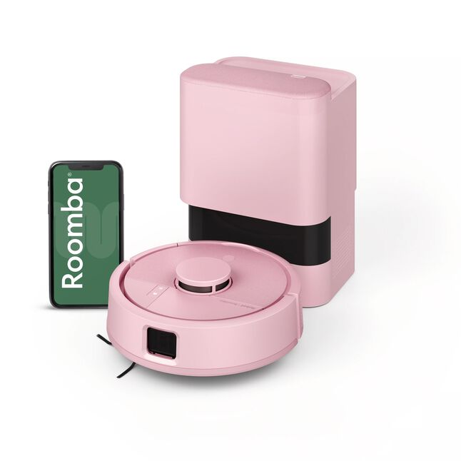 Robot aspirador y friegasuelos Roomba&reg; Mini con Base AutoEmpty&trade; - Rosa