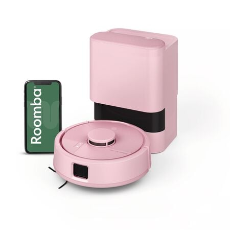 Robot aspirador y friegasuelos Roomba&reg; Mini con Base AutoEmpty&trade; - Rosa