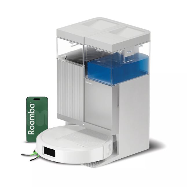 Robot Roomba&reg; Plus 415 Combo con Base AutoWash&trade; - Blanco