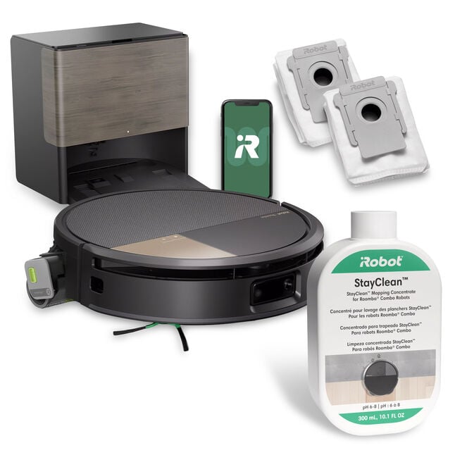 Robot Roomba® Max 706 Combo con Base AutoWash™ - Negro