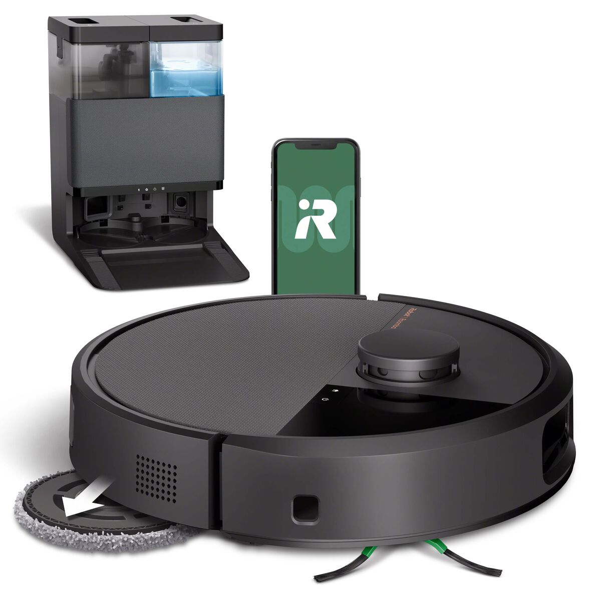 Combo Con Robot Roomba® Max 705 Combo con Base AutoWash™ - Negro