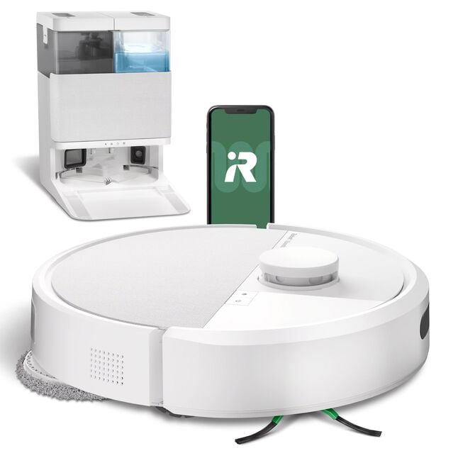 Robot Roomba&reg; Plus 405 Combo con Base AutoWash&trade; - Blanco