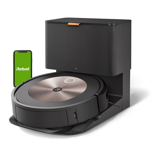 Robot aspirador Roomba® j7+ conectado con Wi-Fi y vaciado automático