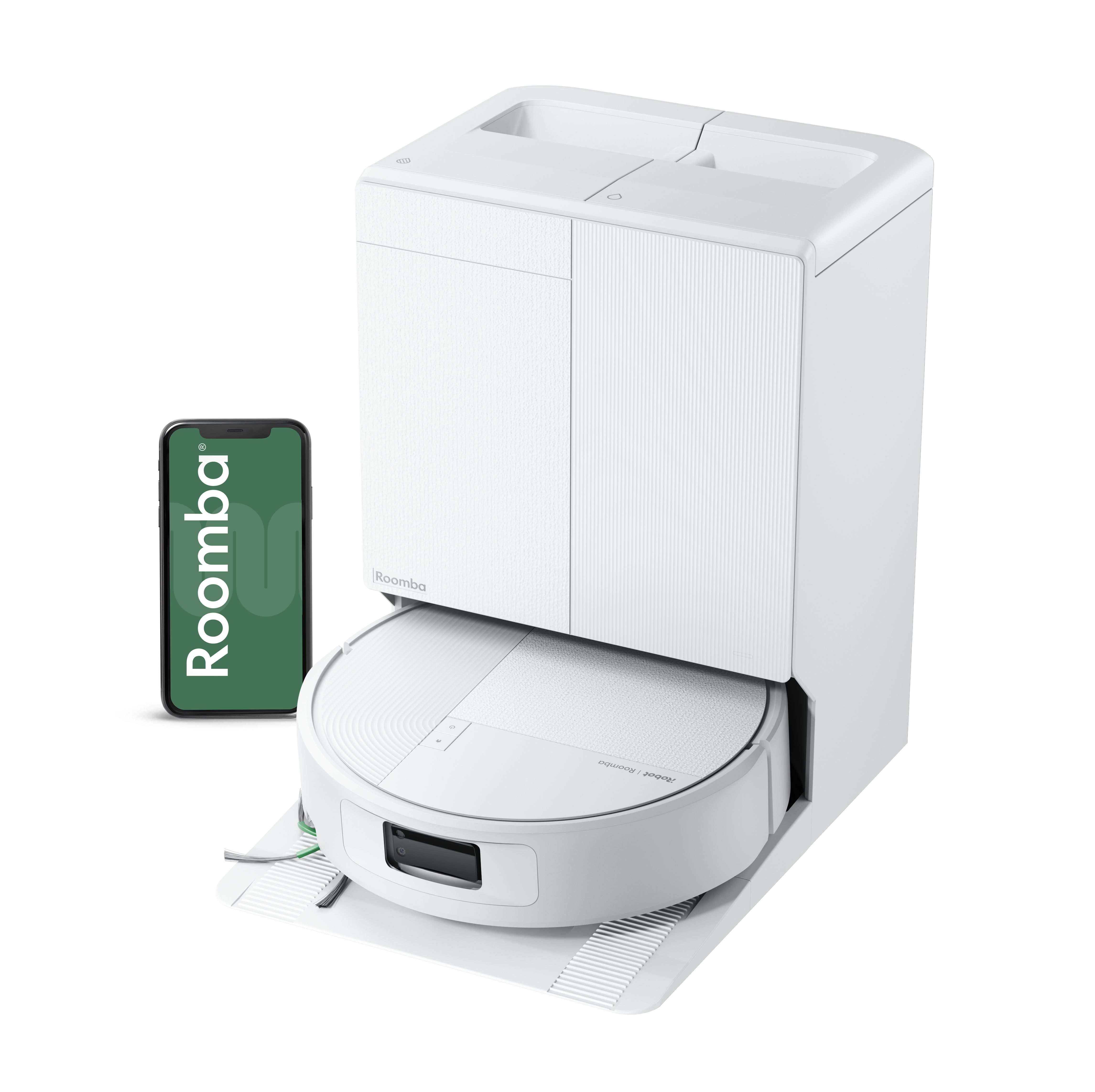 Robot Roomba Plus 675 Combo con Base AutoWash | Blanco | iRobot