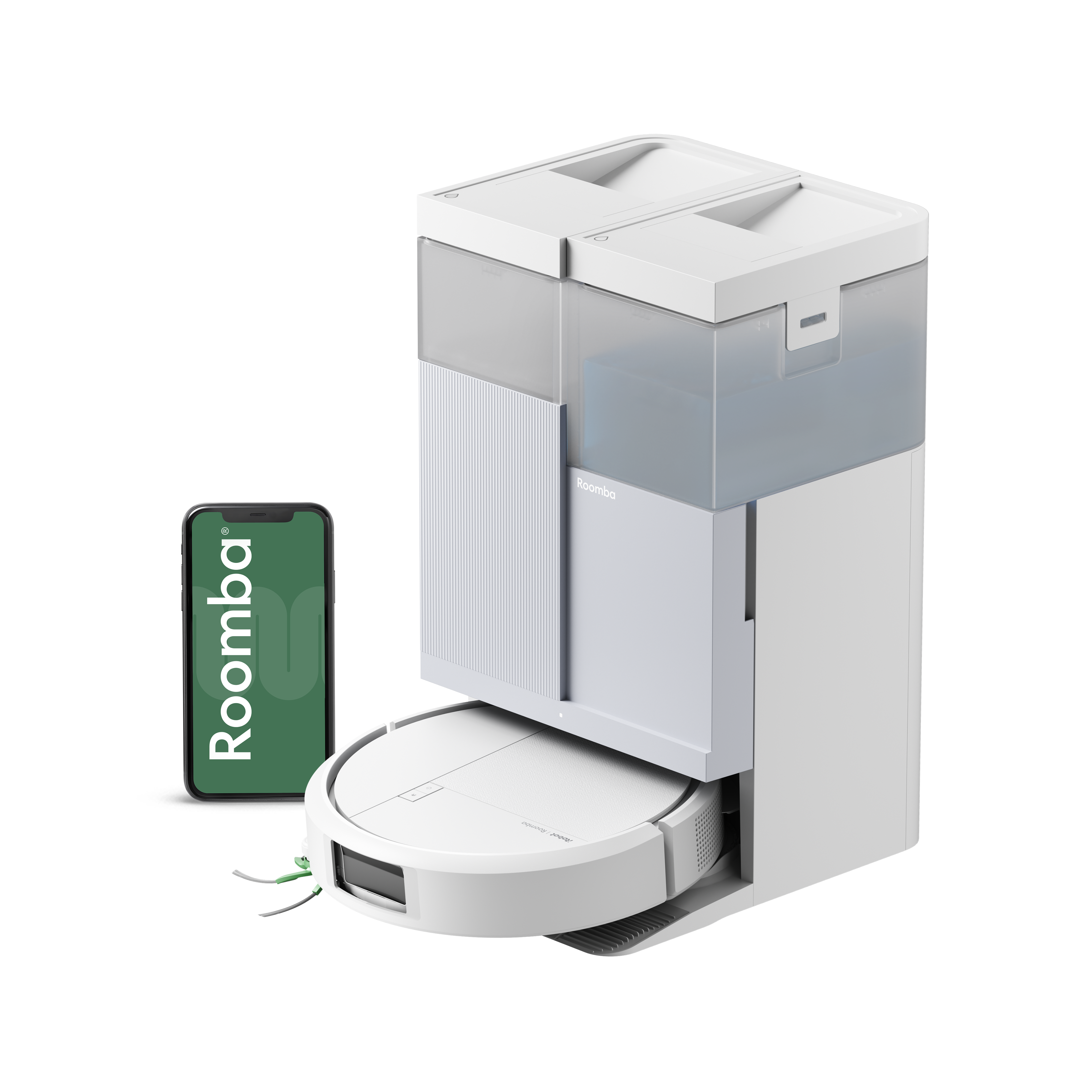 Robot Roomba Plus 415 Combo con Base AutoWash | Blanco | iRobot