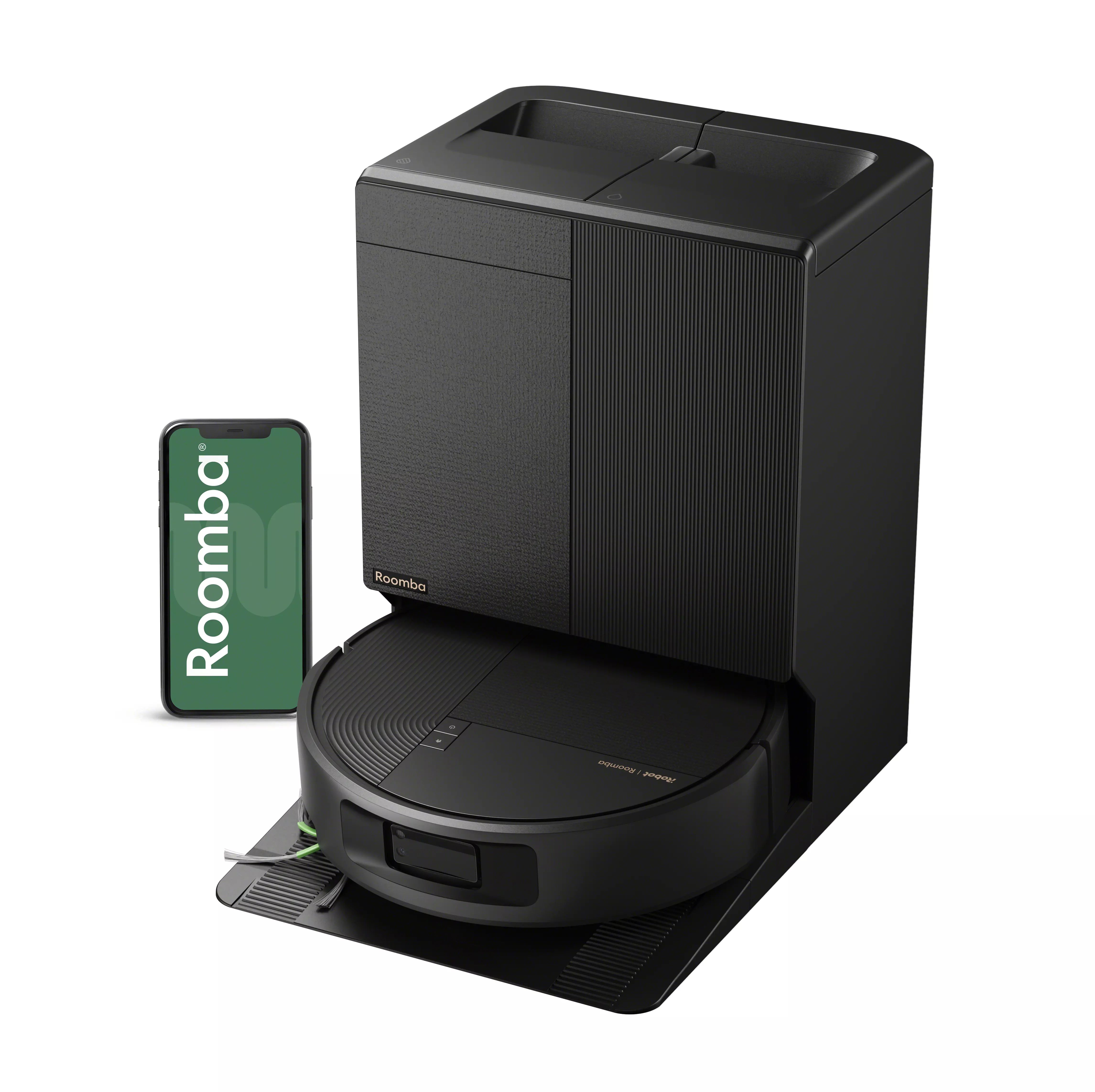 Robot Roomba Plus 675 Combo con Base AutoWash | Negro | iRobot