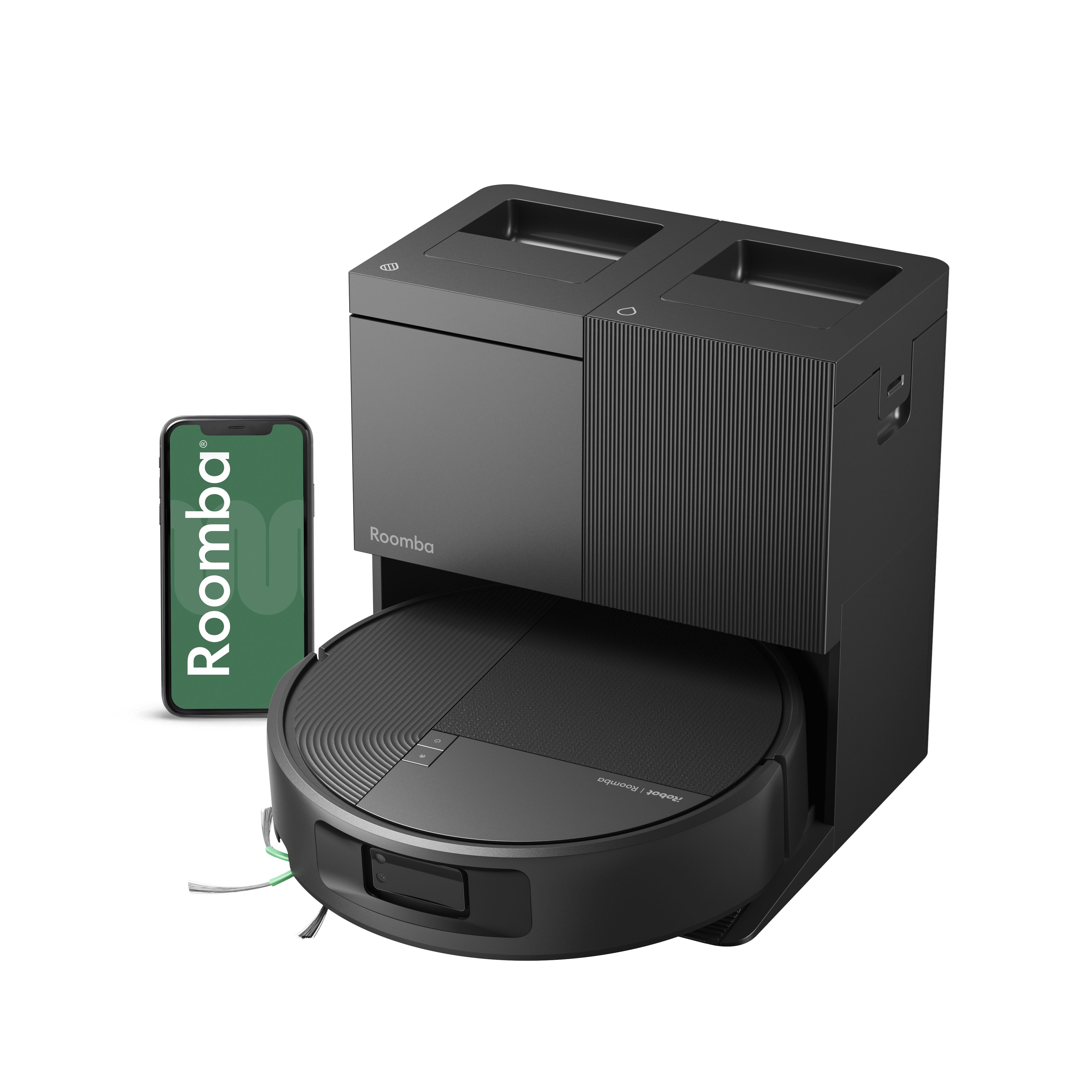 Robot Roomba Plus 615 Combo con Base Wash Only | Negro | iRobot